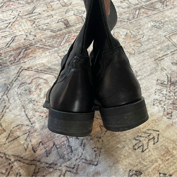 Ariat Rambler Boots in Black Leather Men’s Size 8.5 Wide | Western Cowboy Boots - Picture 11 of 16